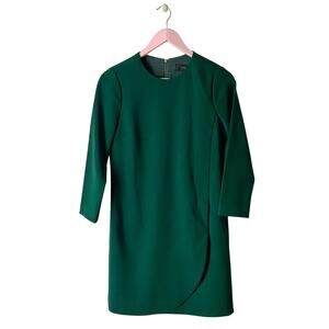 green emerald velvet dress Genesis Kelly Green Mesh Ruched Dress, Small / Kelly Green
